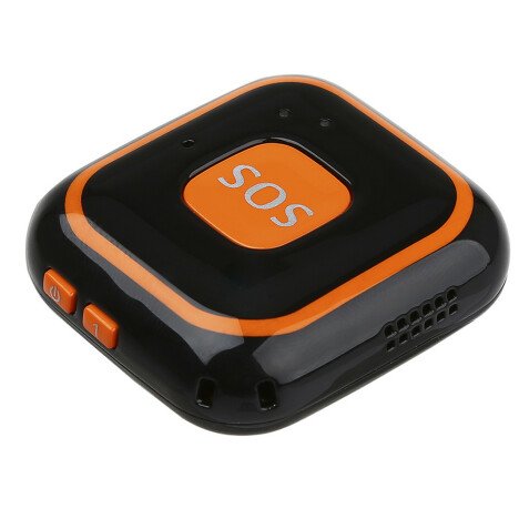 Mini GPS Tracker iUni V29, SOS, GPS+LBS+WIFI, copii si varstnici, Negru